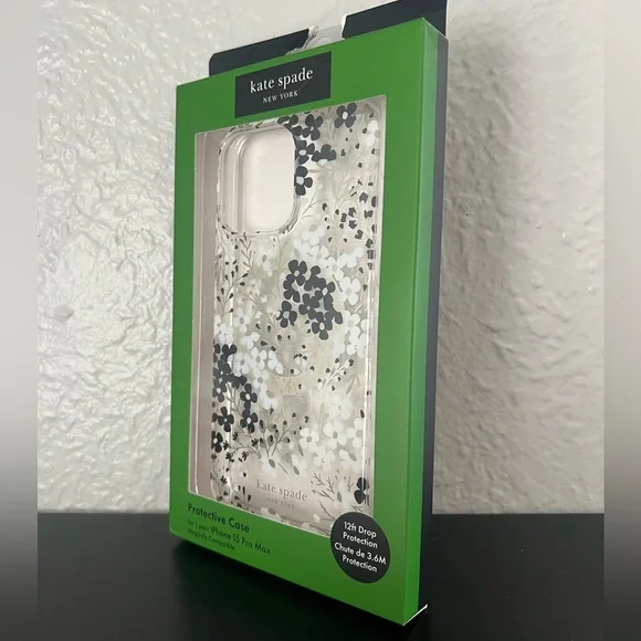 NWT - Kate Spade Floral iPhone 15 Pro Max Phone Case - Picture 3 of 4